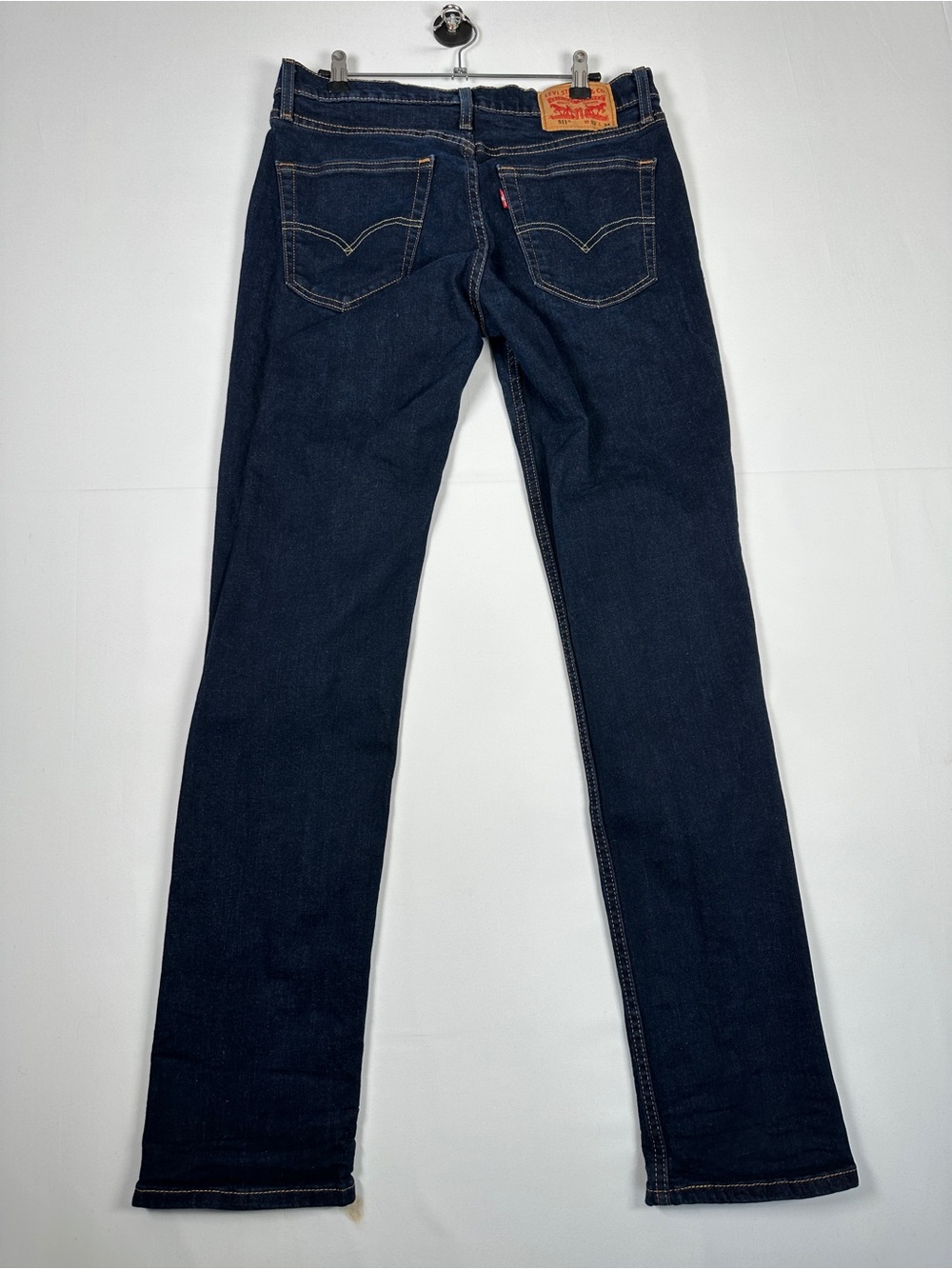 Levi’s 511 Slim Straight Leg Dark Wash Jeans W32 - Picture 4 of 10